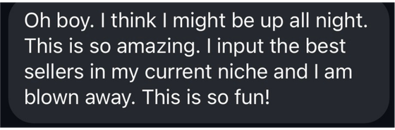 Goldie testimonial